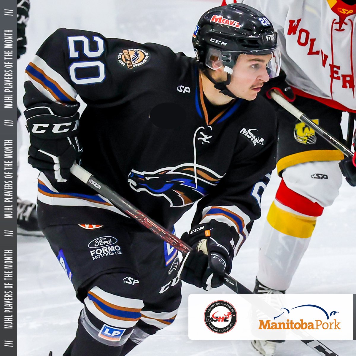mjhlhockey's tweet photo. MJHL POTM | @SVStampeders FWD Jakob Jones (03) is the Manitoba Pork Peak Performer of the Month for February!

8GP | 6G | 8A | 14PTS 📸 @pointshotphotog 

#MJHLHockey #PlayHereGoAnywhere https://t.co/rnrRu7OVaR