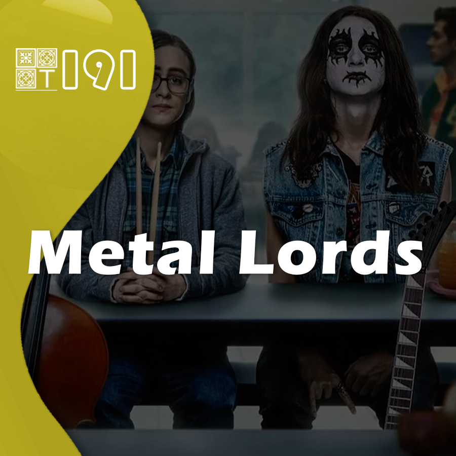 TricotandoCast's tweet photo. Você curte música pesada e filmes adolescentes? Então chega mais com a gente no Tricotando#191 
 sobre Metal Lords!

▶️ https://t.co/1fdkrRXvn7 https://t.co/jNAvRTtN0G