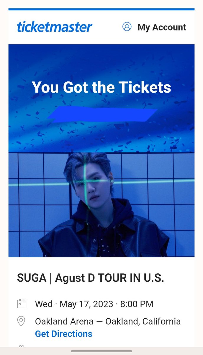 dankasel's tweet photo. Finally, for the first time I got it, I'm going 😭😭😇🥰😆💜

#SUGA_AgustD_TOUR https://t.co/9BlzBR9akq