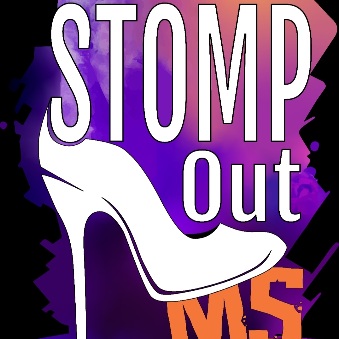 IncStomp's tweet photo. ***NEW LOGO ALERT!!!***
 
We're going to #StompOutMS but we're going do it in some fly shoes. 👠💜🧡
 
#StompOutMS 
#MSAwarenessMonth
#MultipleSclerosis 
#MSSucks https://t.co/aLA8Gr9hPL