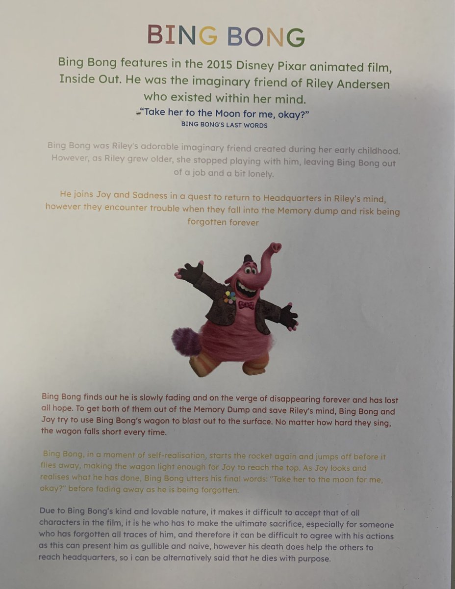 MissKBrennan_'s tweet photo. Our Y12s displayed passion and enthusiasm in their homework to ‘research a character who was willing to die to help others, evaluating if you agree or disagree with their actions.’ I wonder how this will like to atonement tomorrow ✝️ 🤔 @BrigshawRS https://t.co/YVDrk64Gus
