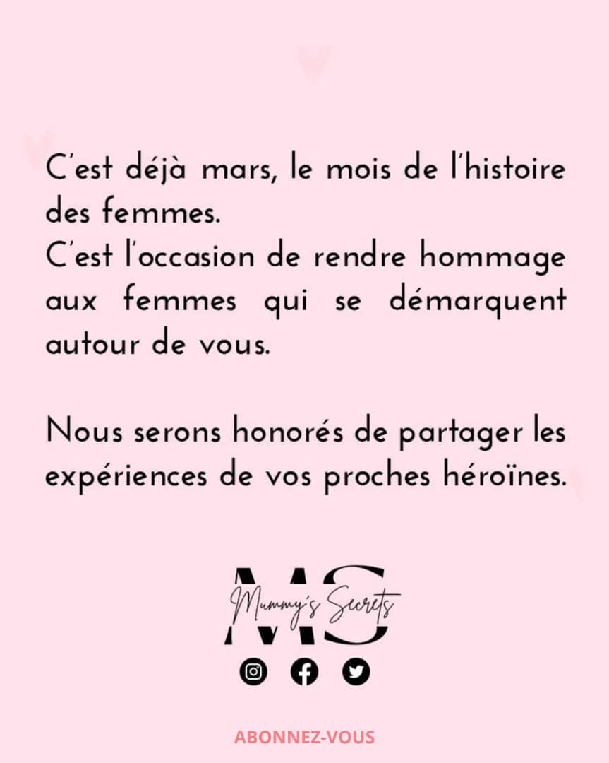 mummy_secrets's tweet photo. Happy new month! 

Faites-nous parvenir vos propositions en DM ou en commentaire ...

#DroitsDesFemmes
#Mars https://t.co/maUcZG9jFs