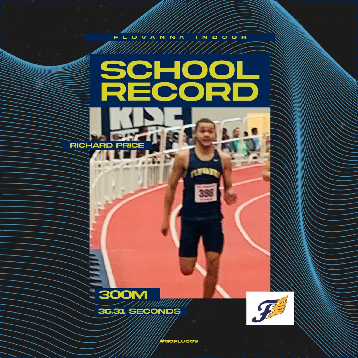 FlucoActivities's tweet photo. Congratulations to Richard Price who broke the school record in the 300M race at the state indoor meet this week!
#GoFlucos https://t.co/oc6PA6EVi7