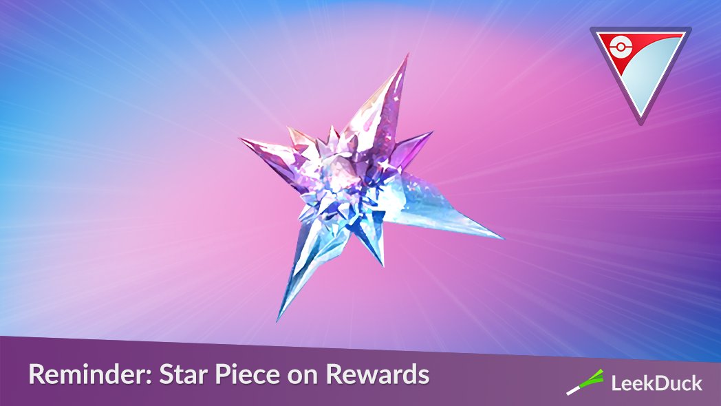If you plan on increasing your end-of-season Stardust gains, don't forget to activate a Star Piece before you enter the GO Battle League page after the new season starts. 

GO Battle League: Rising Heroes begins on March 1, at 12 PM PT. 

Countdown Timer: leekduck.com/events/
