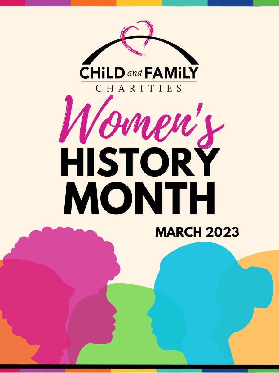 March is Women's History Month. Join Child and Family Charities as we celebrate the amazing women in our community and all around the world! #womeninhistory #history #womenshistorymonth