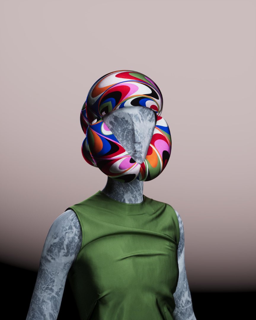 Introducing our collaboration with <a href="/EmilioPucci/">PUCCI</a> . A convergence of style and self-expression, these algorithmically generated creations present iconic Pucci prints as a highly crafted digital identity.

Artistic director: Camille Miceli
Styling: Imruh Asha