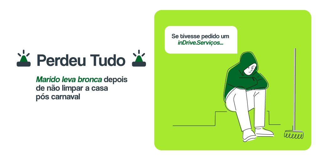 No inDrive, você conta ajuda pelo seu preço! Seja em mobilidade, entregas ou serviços!