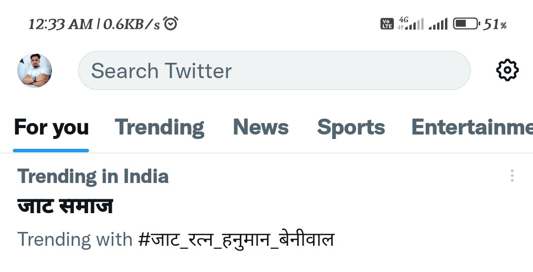 NanuRamJat_RLP's tweet photo. आधी रात को भी ट्रेंड कर रहा है।
जाट समाज with 
#जाट_रत्न_हनुमान_बेनीवाल 
💪💪
आज कई समाजकंटकों की नींद खराब हो गई।
40 हजार+ ट्वीट के साथ ट्रेंड कर रहा है।
यह @hanumanbeniwal जी के प्रति लोगों का विश्वास व प्यार ही तो है।
#HBDHanumanBeniwal https://t.co/2JWyseB2I5