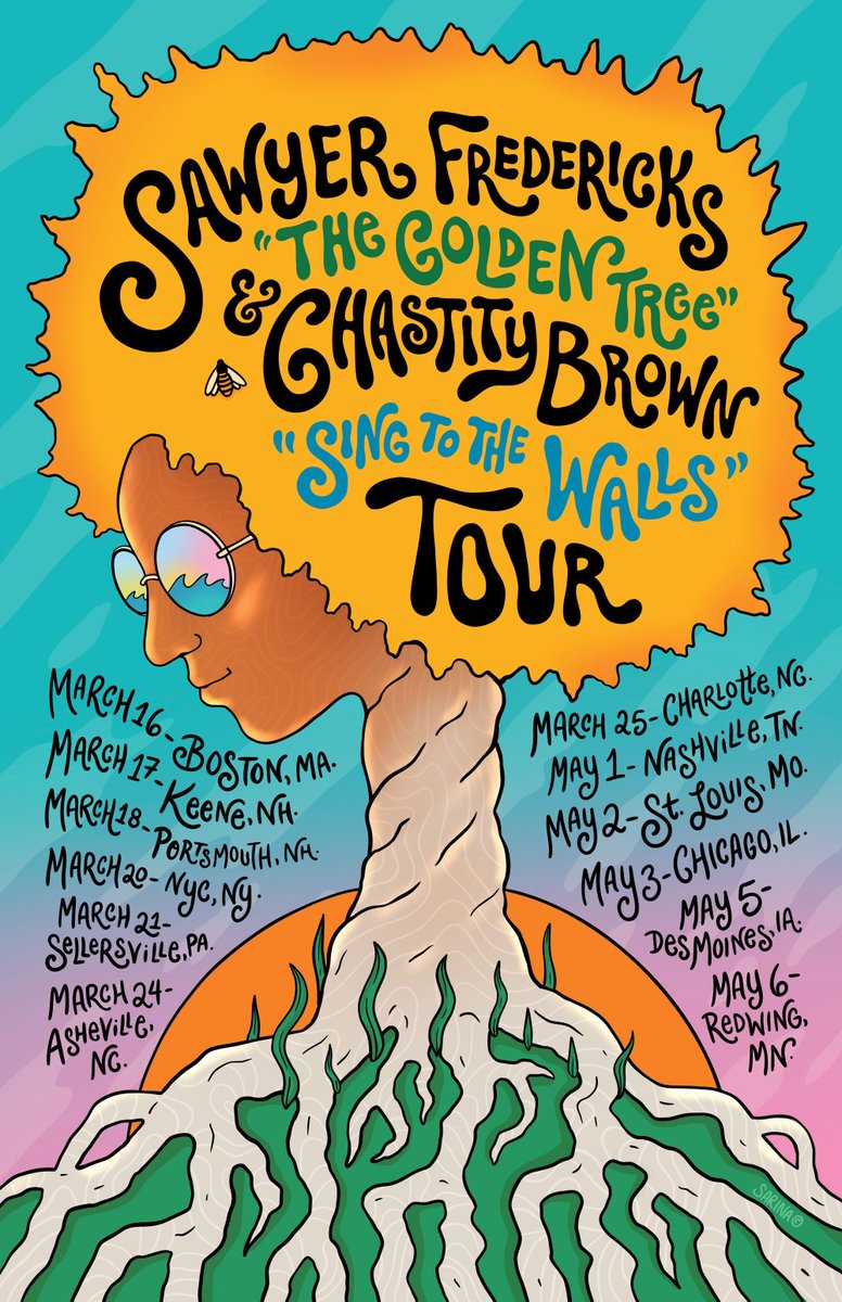 East Coast lovelies... I'm doing a co-bill tour with @sawyerfrdrx this coming Spring! I haven't seen y'all in since last summer. Let's kick it! 

Ticket info on my website below:
chastitybrownmusic.com/live