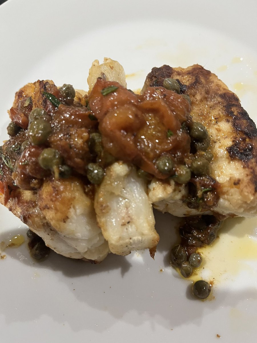 TheChelseaFishmonger on Twitter "Cornish monkfish chop, tomatoes