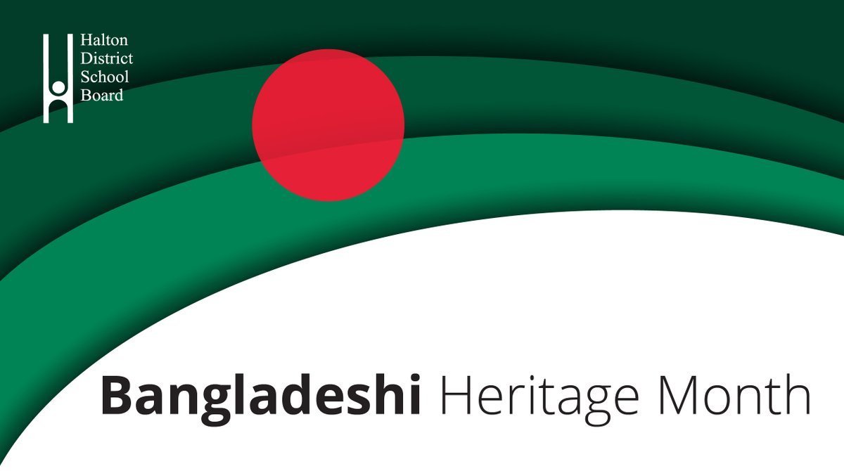 The #HDSB recognizes March as Bangladeshi Heritage Month. Throughout history, Bangladeshi Canadians have made significant contributions to the fabric of our country. Happy Bangladeshi Heritage Month!