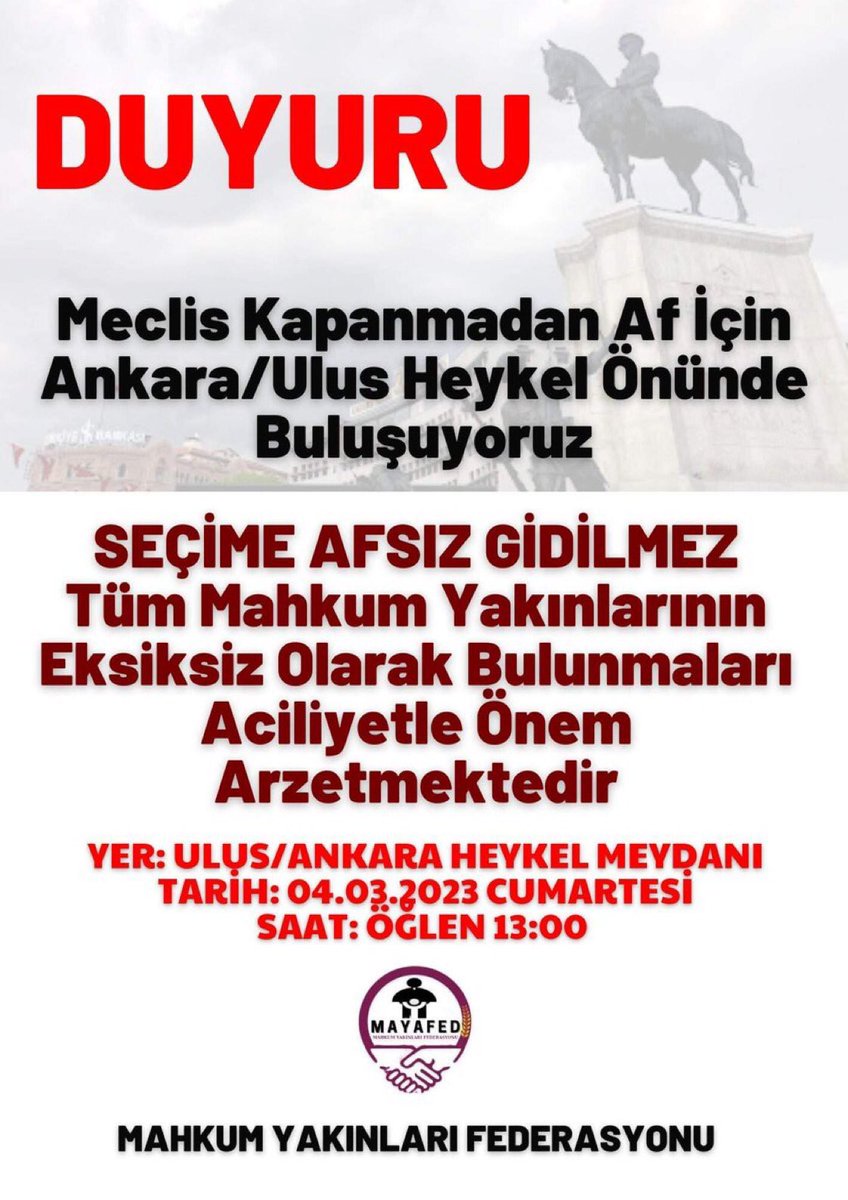 Ankara065006's tweet photo. ÖncelikAf SonraSeçim https://t.co/3pjicjCQN0