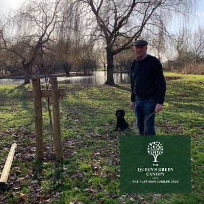 We were delighted to plant trees for @QGCanopy and be part of a unique legacy and planting trees of whatever type is so satisfying @LL_North_Yorks @joropner1 #queensgreencanopy