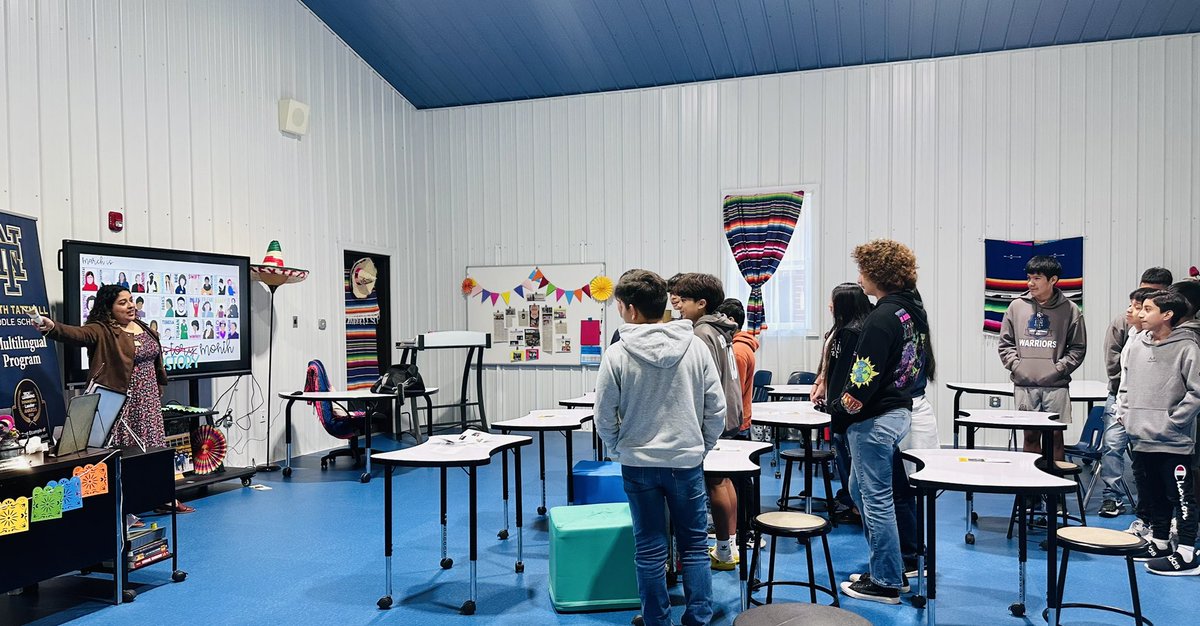 DRCLAUDIAMTZ1's tweet image. The NTMS Multilingual Program will kick off Women&apos;s History month with a special guest speaker from Abraham Baldwin Agricultural College (ABAC). Miss. Ramirez conducted a presentation about college preparation and career options. #TheWarriorWay #MultilingualProgram #WIDA