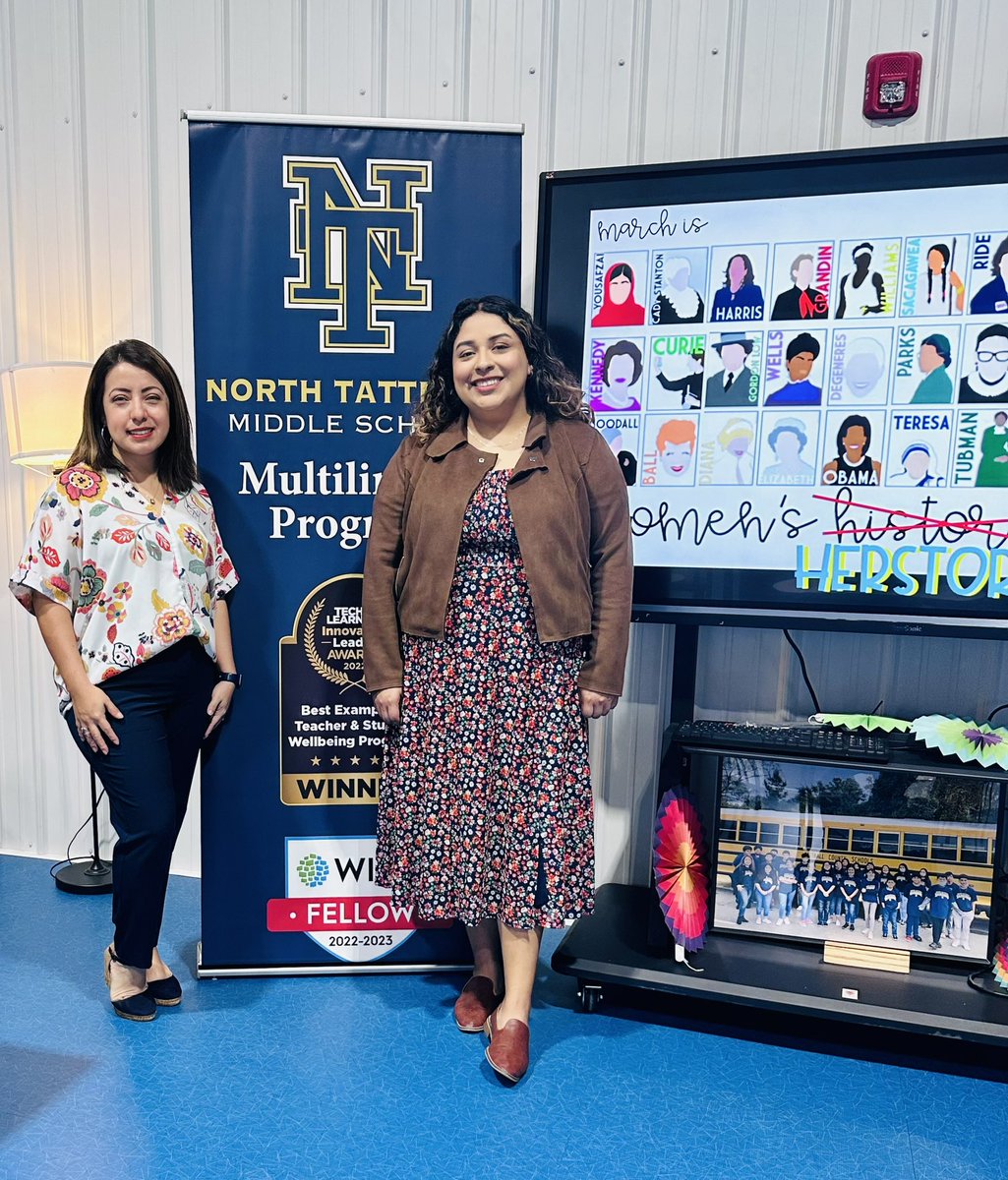 DRCLAUDIAMTZ1's tweet image. The NTMS Multilingual Program will kick off Women&apos;s History month with a special guest speaker from Abraham Baldwin Agricultural College (ABAC). Miss. Ramirez conducted a presentation about college preparation and career options. #TheWarriorWay #MultilingualProgram #WIDA