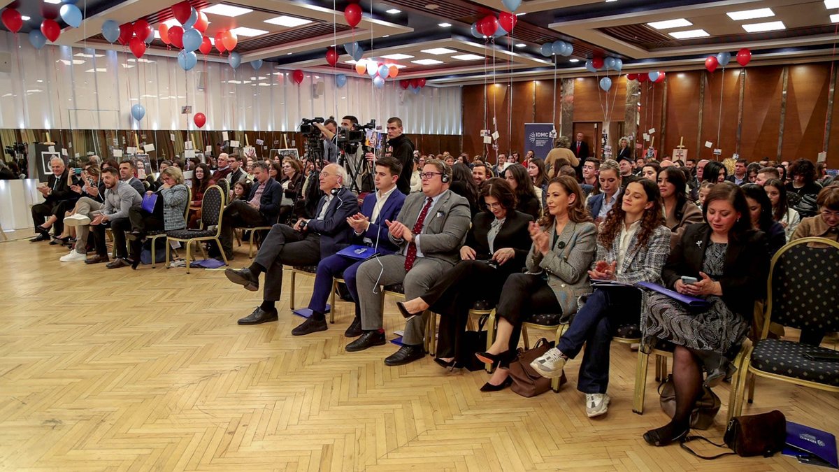 IDMCal's tweet photo. Moments from the awarding ceremony of the "Ask your grandparents" competition, with the presence of Amanda Begaj, Peter Zingraf &amp; Katja Fausser., drawing an end to #MemoryDays2023. https://t.co/OXZUdBVPPz