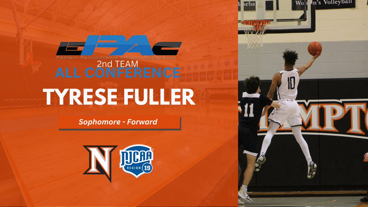 NCCAthletics's tweet photo. Congratulations @NorthamptonMBB - All Conference Awards

@Coach_McC11 - Coach of the Year
@MikeMarable4 - Player of the Year
@tyresefuller2 - 2nd Team
@TitusWilkins_ - 2nd Team

#WINPa https://t.co/I1yYVikaUA