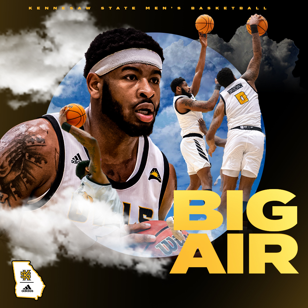 A big 👏 to the senior Demond Robinson - A career-high 2️⃣4️⃣ pts last night in the Quarterfinal win over Queens 💪

#BONE #OneKS 🦉🏀