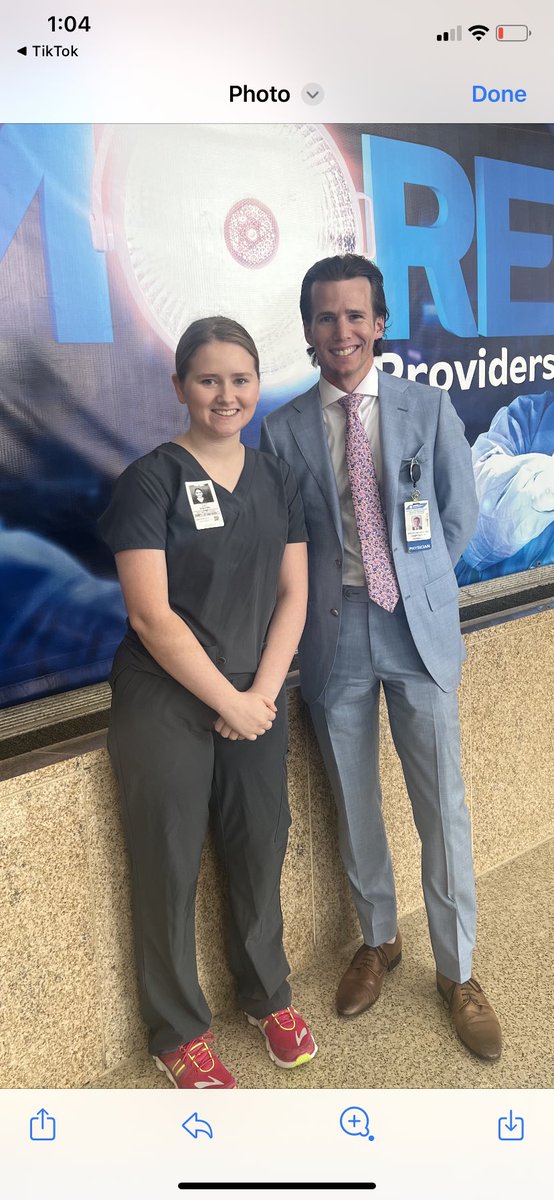 amygwatson18's tweet photo. Thank you to Kimberly Butler and the staff at JMCGH for being dedicated and committed to making my students #ReadyForTheReal.  Autumn Jones got the opportunity to shadow Dr. Steven Williams, Hospitalist, during his rounds today. https://t.co/wXAJutg2Uk