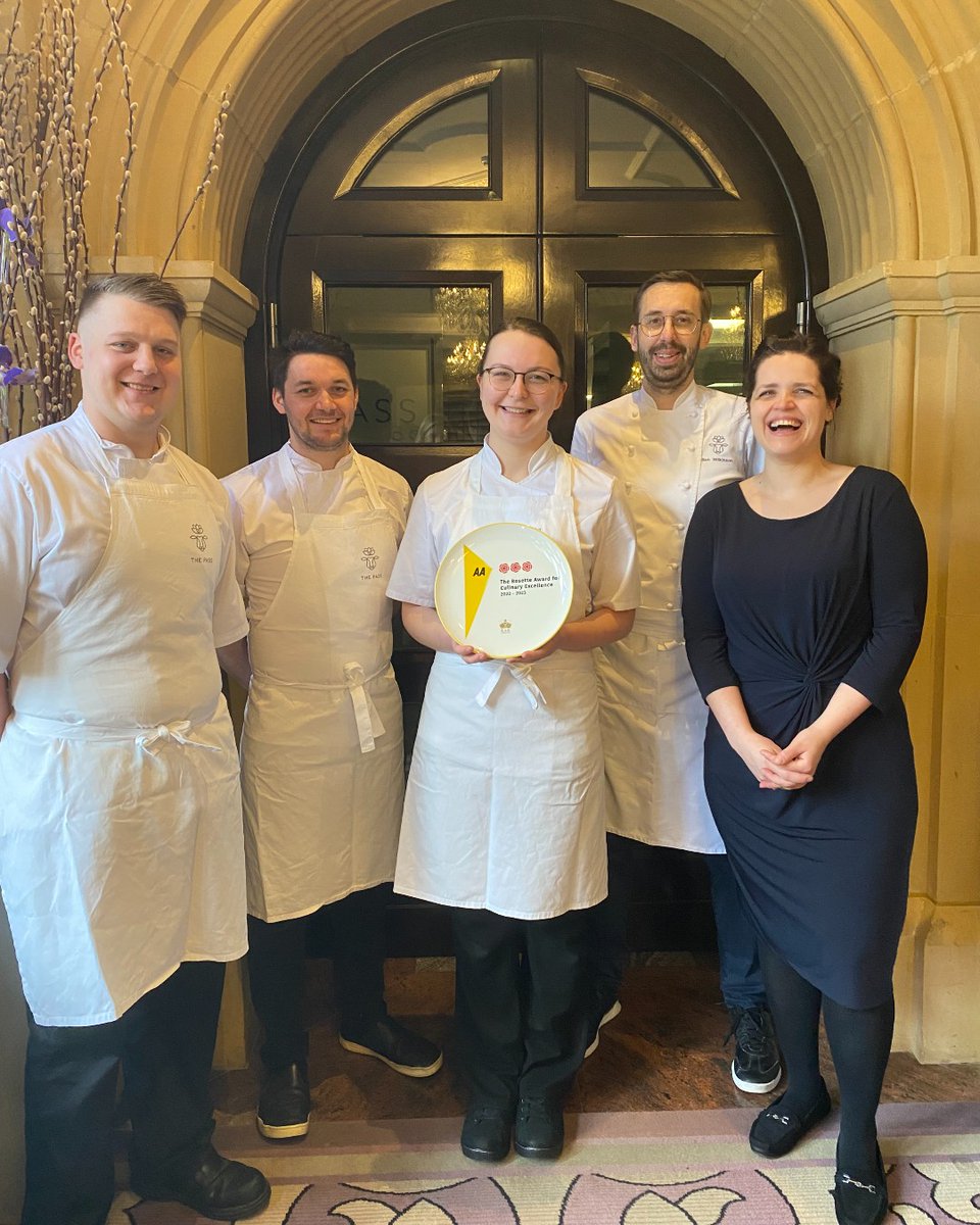 SouthLodgeHotel's tweet image. AA Rosette announcement📣 
We are super happy to share that the AA Hospitality Awards has awarded Ben Wilkinson at The Pass three Rosettes. Ben joined The Pass in August bringing Michelin star success &amp;amp; a wealth of experience. Bravo team Pass! 
#aahospotalityawards #aaawards