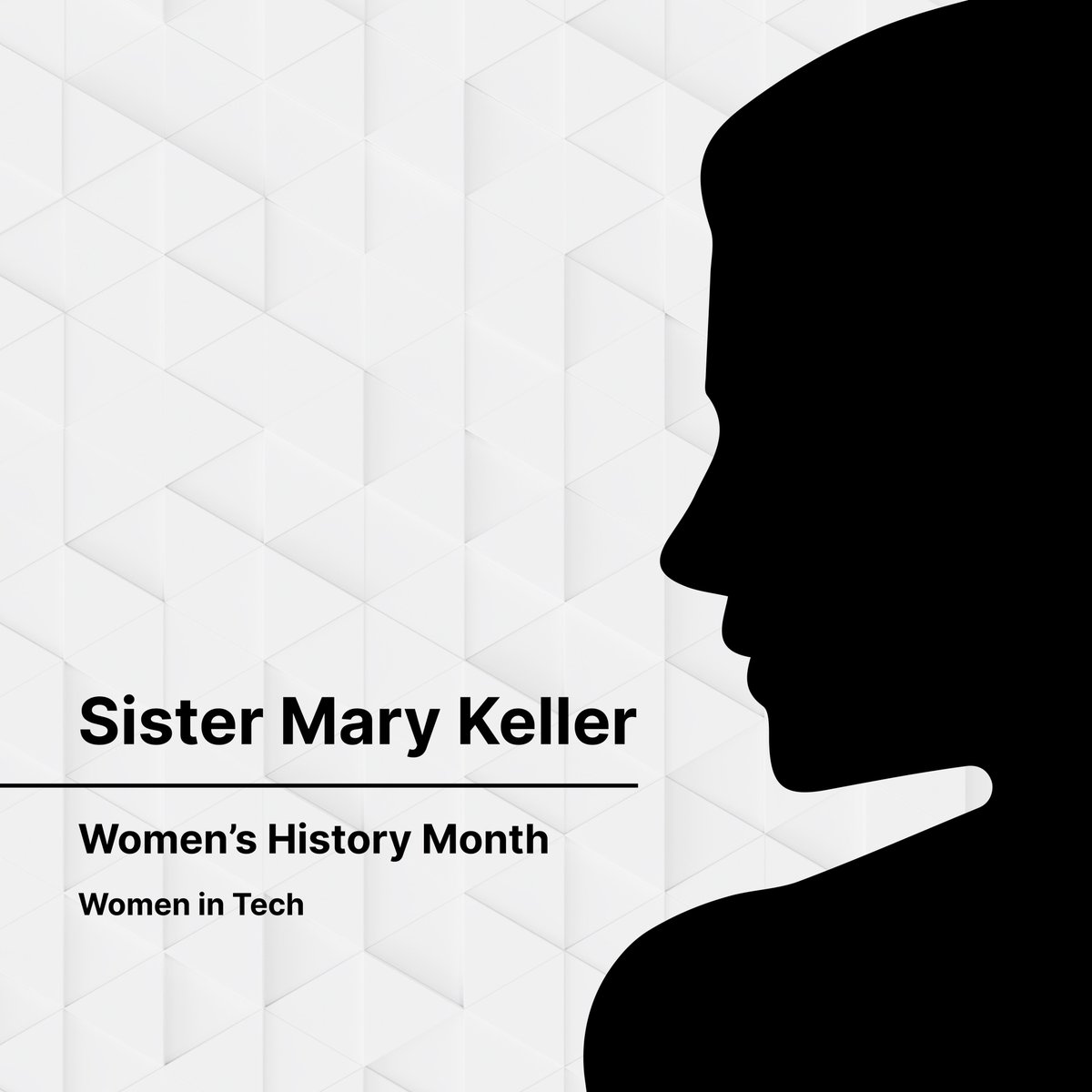 The_MainBranch's tweet photo. For #WomensHistoryMonth we're taking a look back at some of the most influential women in tech history. This week we're kicking off with Sister Mary Keller: 

#WomensHistoryMonth2023  #womenintech #wednesdaythought #InnovationForEveryone https://t.co/vQH1Is0brM