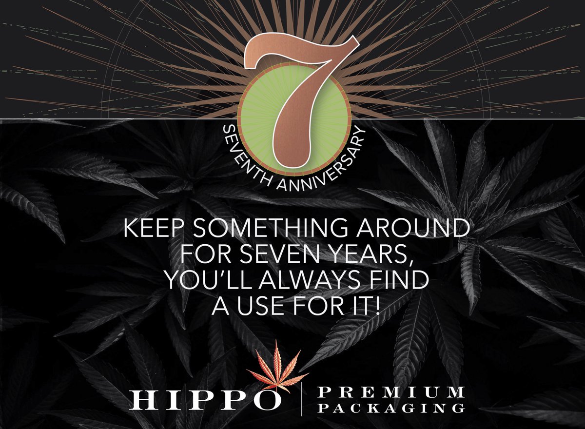 Today we celebrate #sevenyears of cannabis #branding and #packagingdesign! W!e're so glad y'all kept us around all these years! We are a herd of packaging geeks who love the plant and are dedicated to our #community, clients, partners, and to one another. 
💚🌿🎉
#CannabisNews