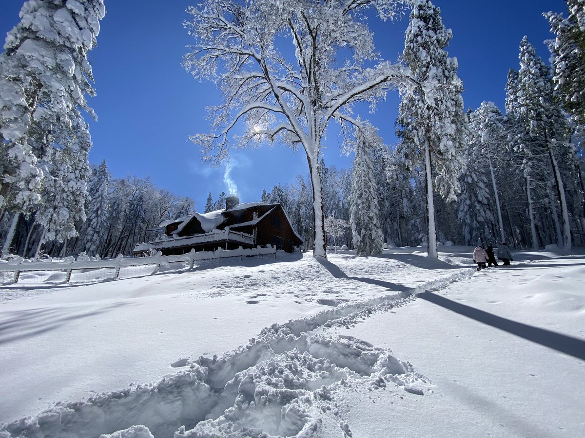 whatlisacooks's tweet photo. Fully snowed in with our winter wonderland in Nevada City at 3,200 feet. #nevadacity @yubanet @NWSSacramento https://t.co/W3jXngUnkx
