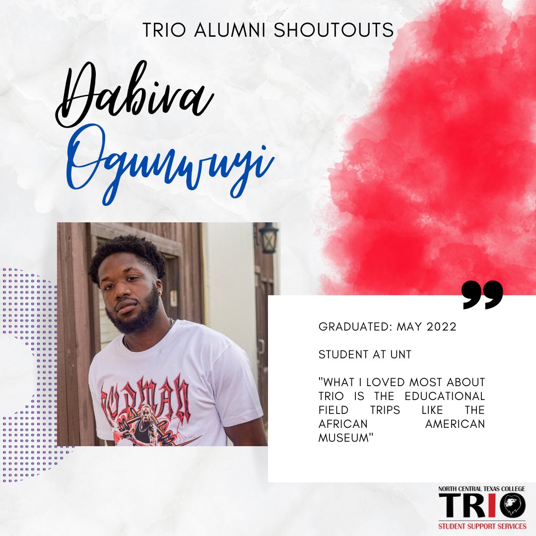 NCTCTRIOSSS's tweet photo. Continuing to celebrate TRIO Day by shouting out some of our TRIO Alumn🥳🎉. We are proud of you all!
 #trioworks #nationaltrioday https://t.co/vR94UGrF1H