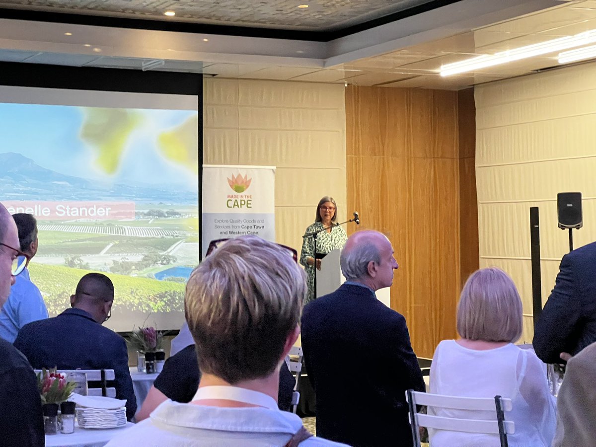 So proud of our digital export portal capetradeportal.com which was the start to a vision 2 years ago &amp; now platforms like the made in the cape B2B export inward mission is made possible through this online matchmaking. Well done team <a href="/Wesgro/">Wesgro - Cape Town & the Western Cape</a> #g4j2035 <a href="/WesternCapeGov/">Western Cape Gov</a>