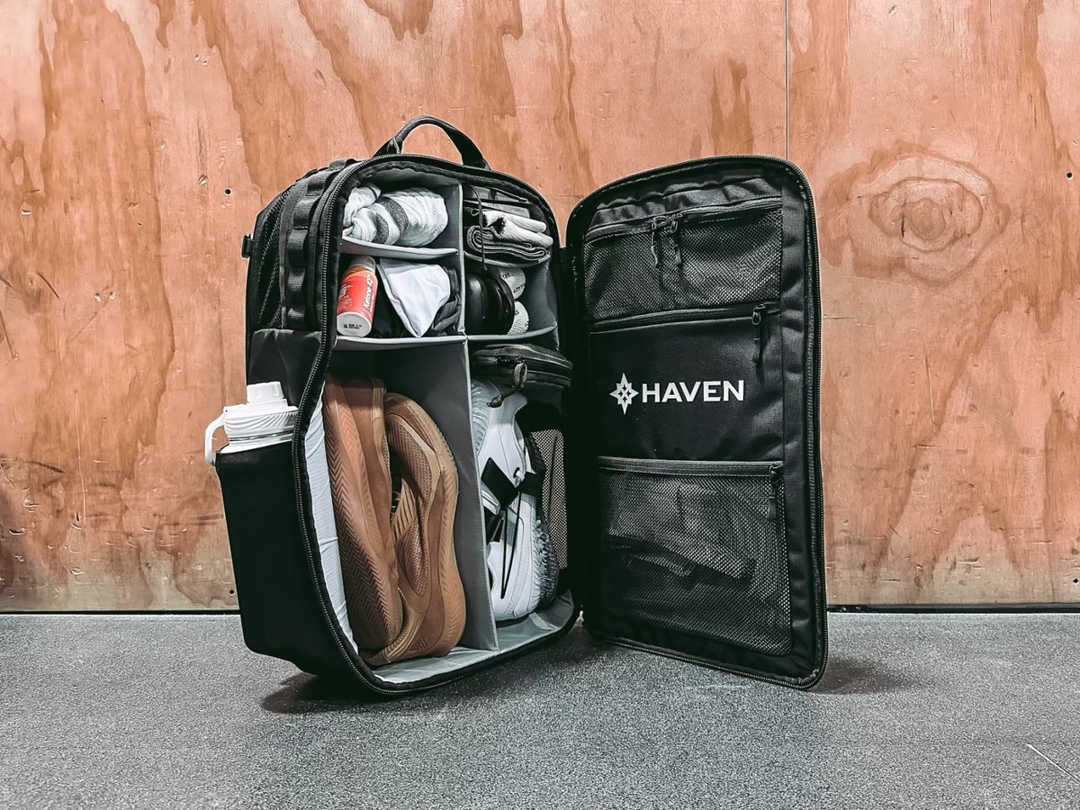 BIG NEWS! We just launched the only backpack that's actually organized. There's no other gym bag like it. 

Delivering mid-April! Get yours here:
havenathletic.com/BACKPACKPRESALE