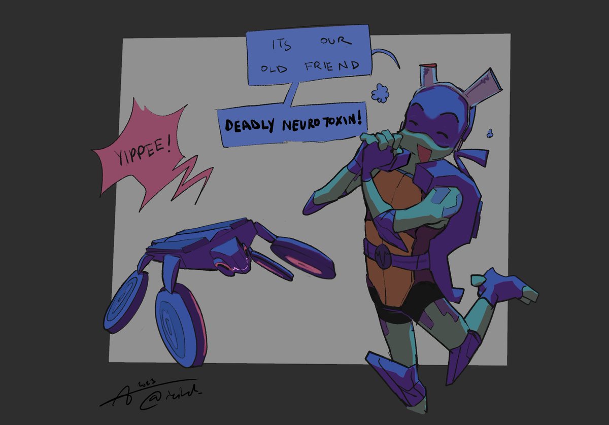 BettleStation's tweet image. Such a GLADOS duo vibe (1/1)

#rottmnt #rottmntmovie #riseoftheTMNT #portal2