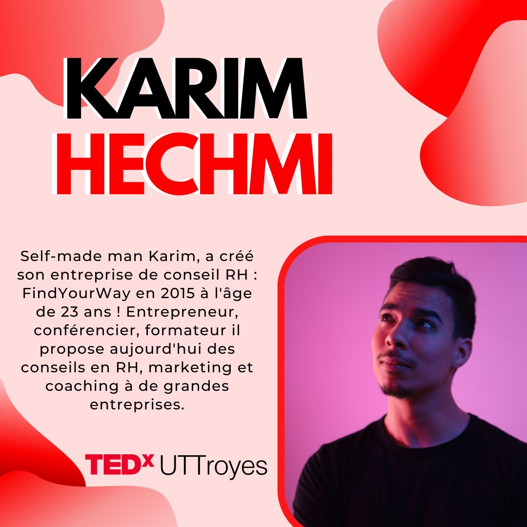 💥Il est maintenant temps de vous révéler notre avant dernier speaker.💥

👉 Ce n'est d'autre que Karim HECHMI ! On espère que cette petite introduction vous motivera à prendre vos ticket pour cette édition !

⚠️Restez bien connecté pour l'annonce du dernier speaker !