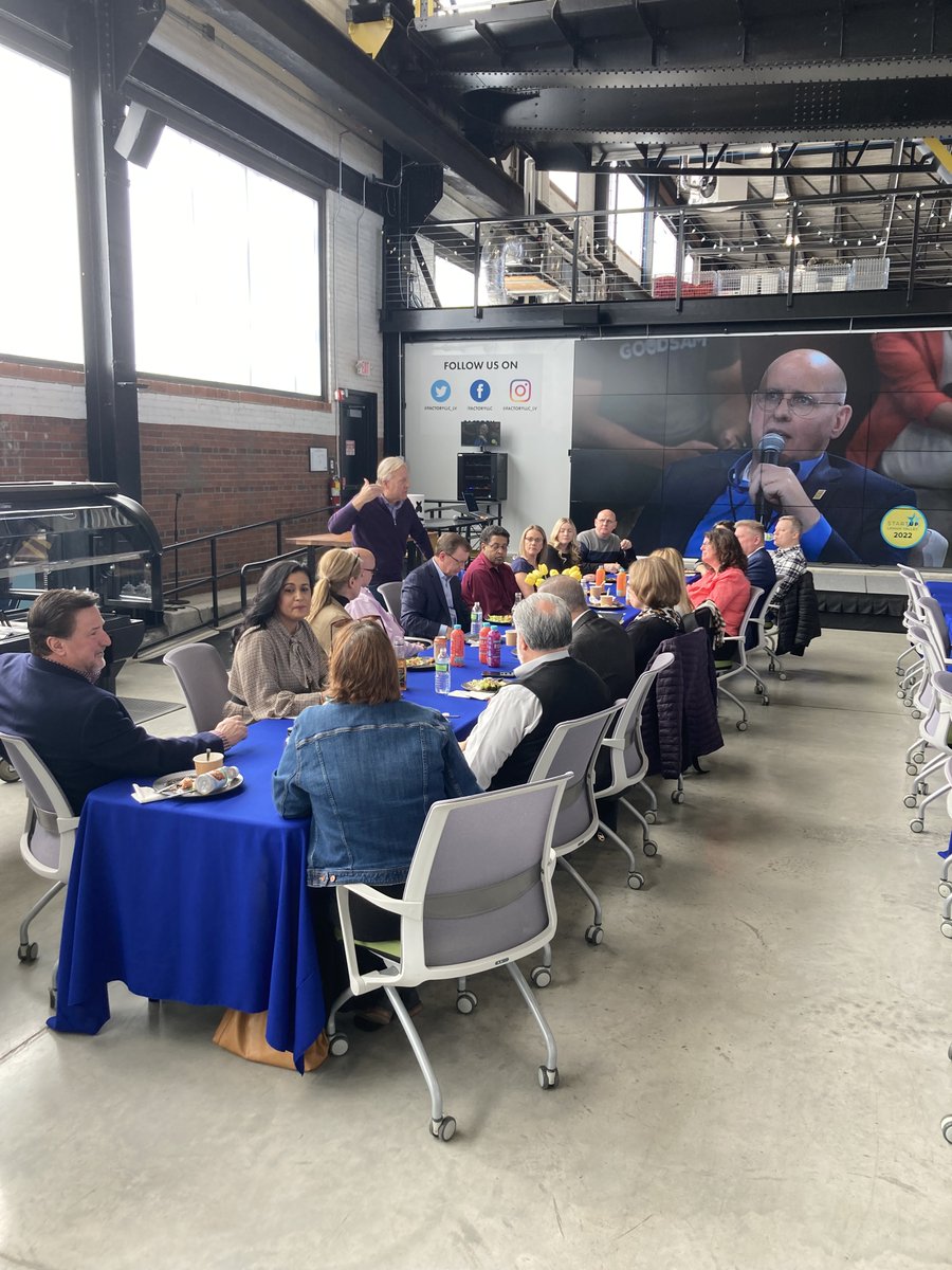 It felt like a Who's Who of the #LehighValley in here today as we welcome back all of our wonderful sponsors and partners for StartUp LehighValley. We shared a thank-you lunch &amp; excitement for the next SULV, happening October 25!