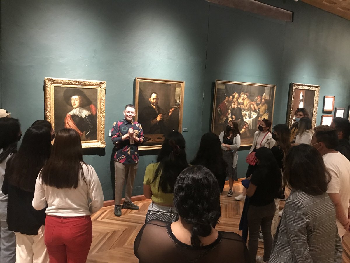 utezoficial's tweet image. A fin de reforzar sus conocimientos en la materia de Teoría del color e Historia  y Sociología de la moda, estudiantes de la carrera de #DiseñoDeModa 🪡 área Industrial acompañados por la docente Laura Patricia García Cervantes, visitaron el Museo Franz Mayer, 

 #SomosUTEZ DATID