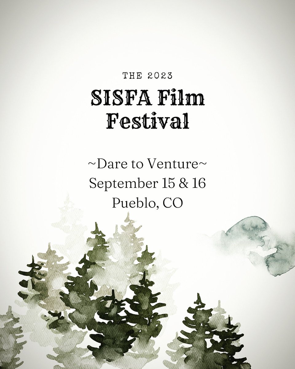 HEY SISFA FANS!
StoryMode Films has announced today that the 2023 edition of The SISFA Film Festival has been postponed to September 15 &amp; 16 in Pueblo, CO. 

#Films may now be submitted through July 7. Visit FilmFreeway.com/sisfa for more. 

#filmmaking #filmmaker #indiefilm