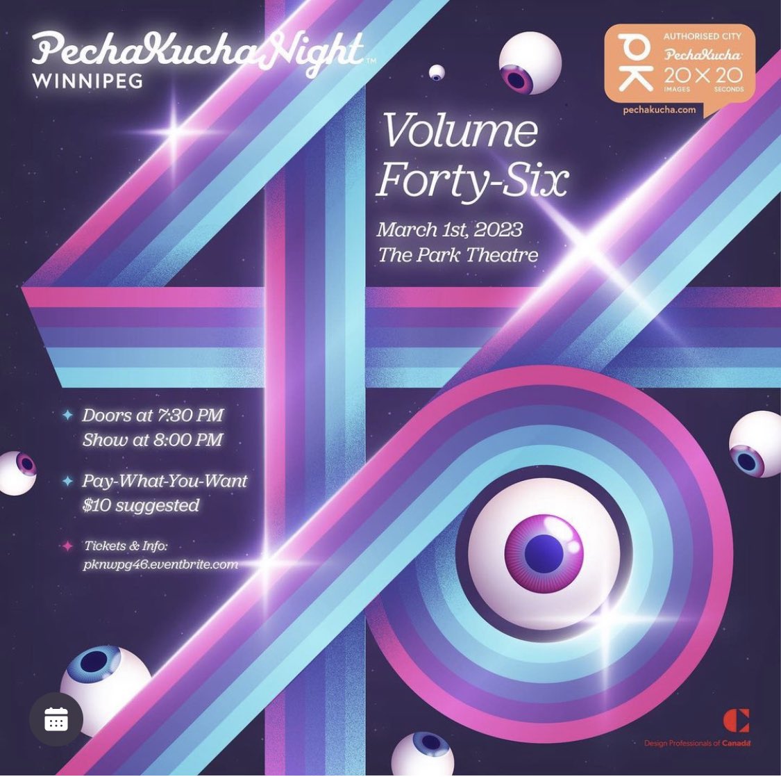 PetchaKucha is tonight and it’s the fanciest evening of slideshows around! See you at <a href="/myparktheatre/">The Park Theatre</a> for <a href="/PKN_Winnipeg/">PechaKucha Night Winnipeg</a> #winnipeg