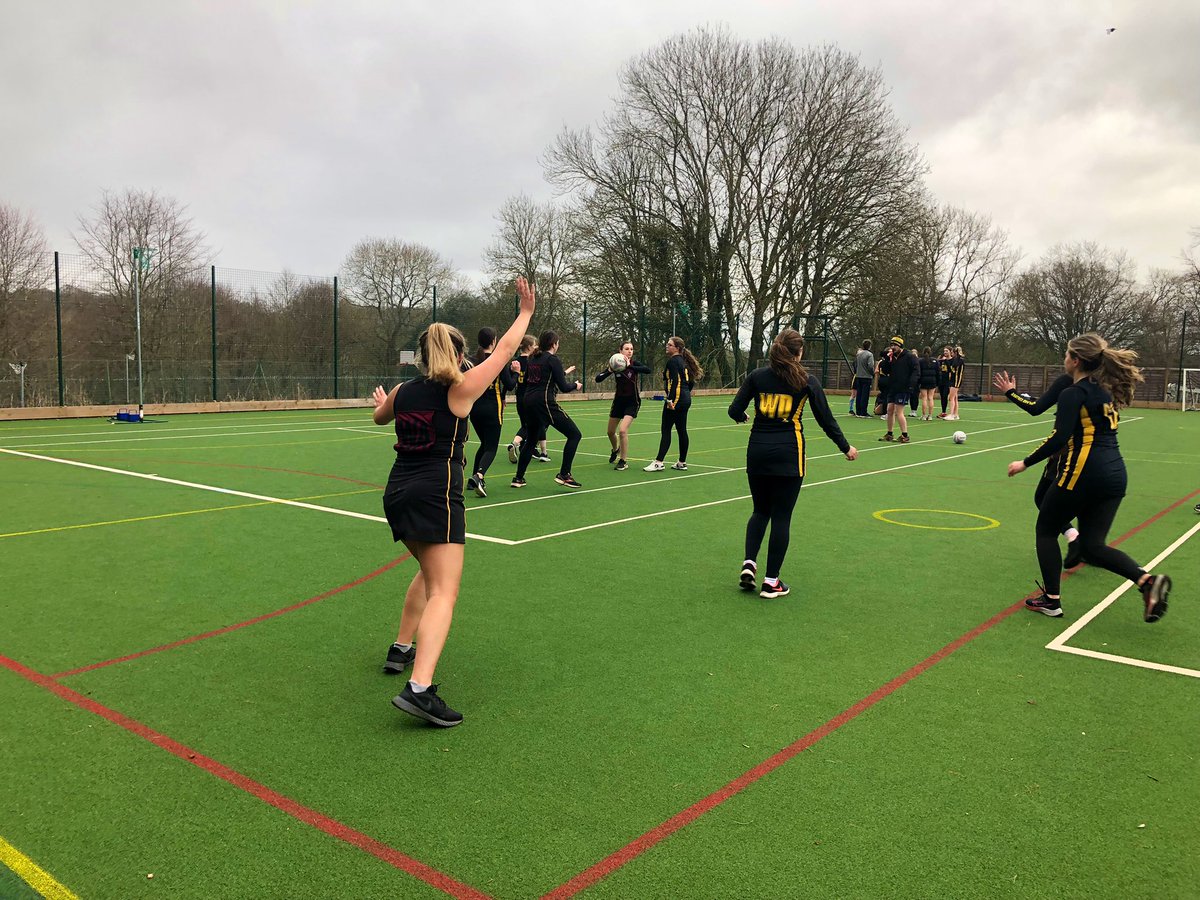 OratorySport's tweet photo. Delighted to host @ShiplakeCollege &amp; @ReadingBlues for #Netball 
🟡⚫️ #OratorySport
⬇️
Enjoyed spending time with Mr Brown @ShiplakeWelfare (sadly no 📸) - a true friend of the school &amp; he will be missed from our sport fixtures ⤵️
See you next term 🏏🏏 before retirement 🥂🥂 https://t.co/fTRZ7OIq92
