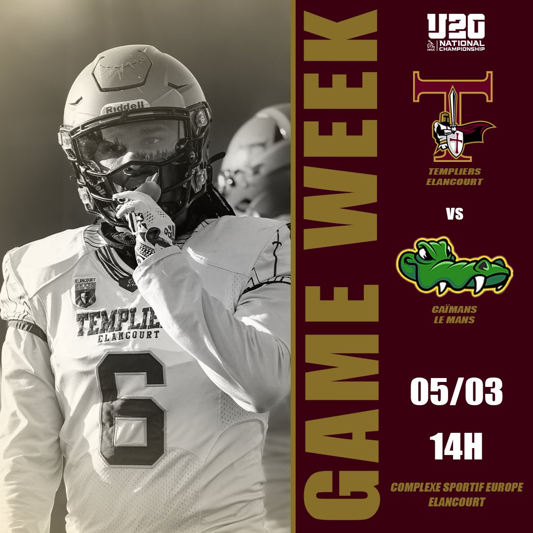🏈Game Week 🏈

Nos séniors reçoivent les Vikings

📅 Samedi 04 mars
⏰ 19h00
📌 Complexe Sportif Europe - Elancourt

Nos U20 reçoivent les <a href="/Caimans72/">Caïmans 72</a>

📅 Dimanche 05 mars
⏰ 14h00
📌 Complexe Sportif Europe - Elancourt

Skend_Bokit sera présent sur les deux rencontres !