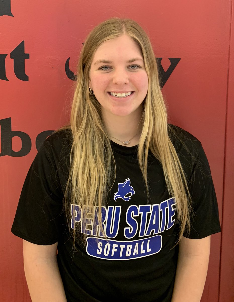 casidysipek04's tweet photo. I am excited to announce that I am furthering my academic and softball career at Peru State College! I would like to thank my family, coaches, and teammates for their support! I would also like to thank Coach Closner for this opportunity! Go Bobcats!! @PSCBobcatSB  @JeffsSoftball https://t.co/6BYuekNM51