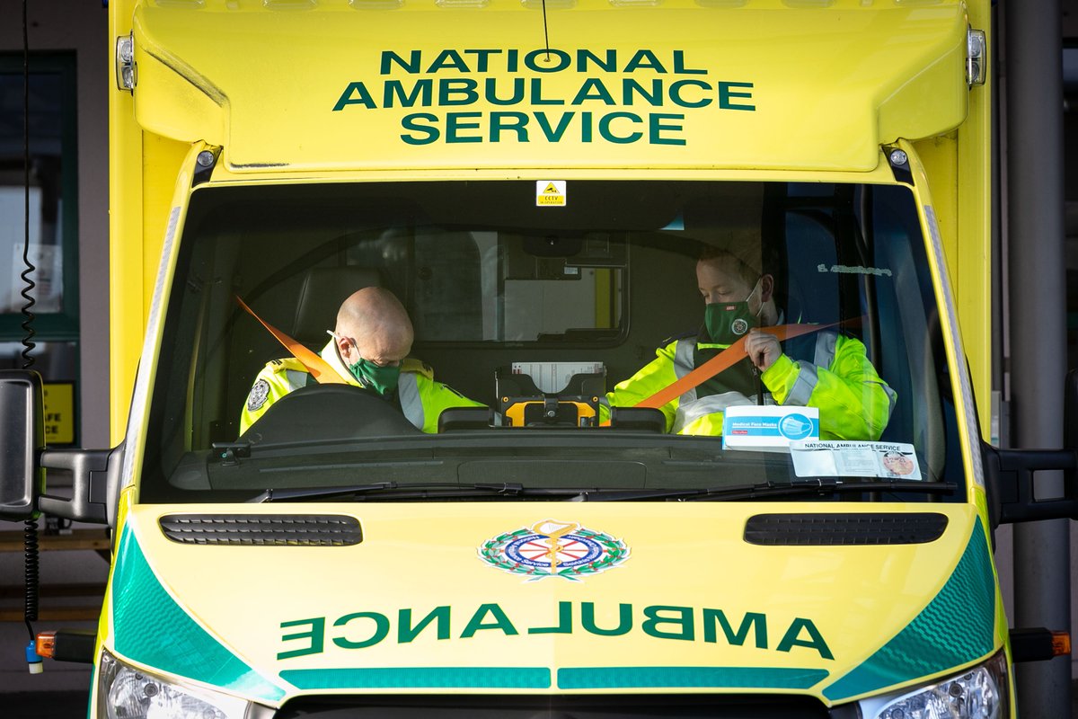 We have multiple emergency vehicles assisting with the transfer of patients at Wexford General Hospital at present. Please only call us in the case of real emergencies.