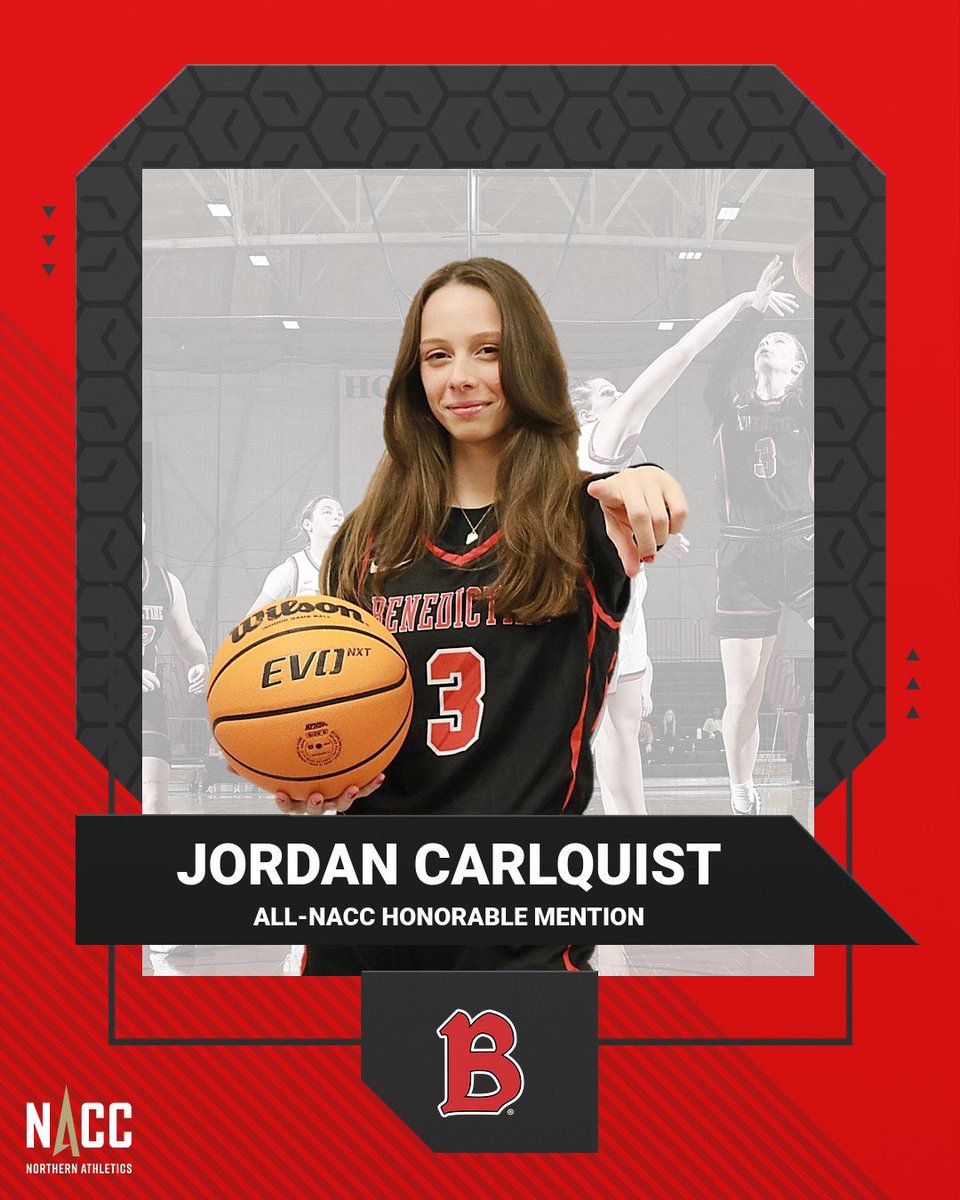 We see you, 3! Honorable Mention All-Conference honors for Jordan Carlquist this season! 😤 

naccsports.org/news/2023/3/1/…