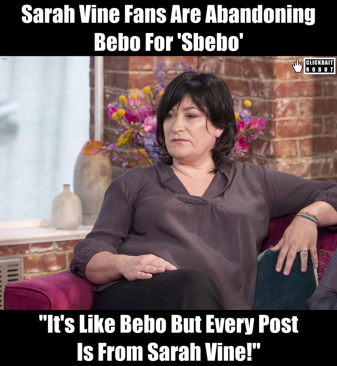 clickbaitrobot's tweet image. Sarah Vine Fans Are Abandoning Bebo For &apos;Sbebo&apos; #SarahVine