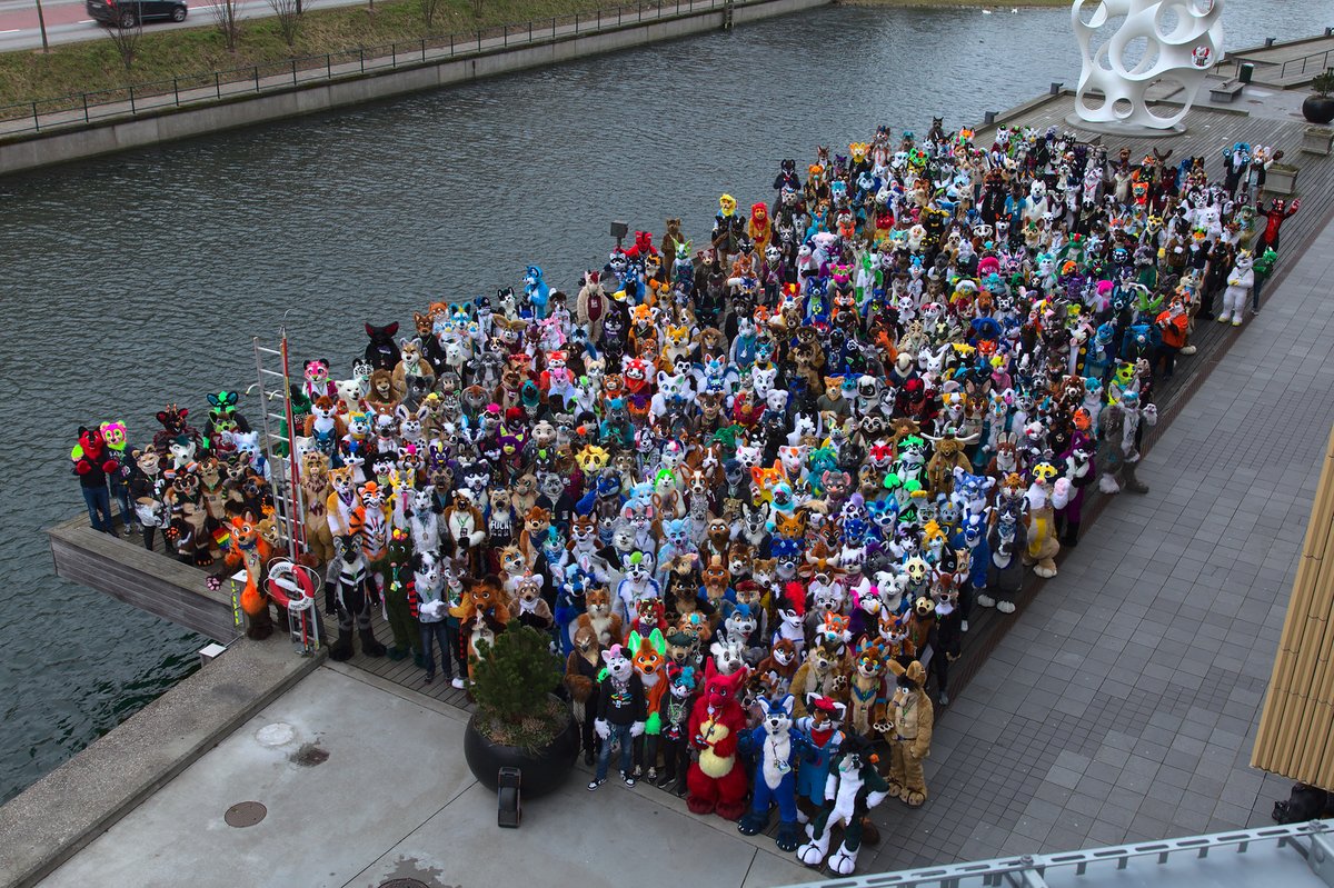 The #NFC2023 group pictures are now online! Including the attendee, STEW, and fursuit group pictures.

Attached is the fursuit group picture. Can you spot yourself? 👀

Find all group pictures here: photos.nordicfuzzcon.org/2023/Group-Pho…