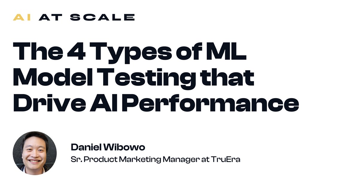 truera_ai's tweet photo. Missed the "AI at Scale" event last week? 🤔

You can now catch the "4 Types of Model Testing that Drive AI Performance" session on YouTube on the #AIIA channel! 

https://t.co/9HwkdaeVhs

#AIatScale #MLtesting #MLperformance #MLdebugging #AIQuality https://t.co/aSgIphNeHm