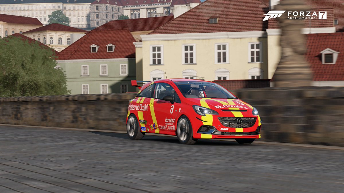 DDM_Driv3's tweet photo. Painted my Corsa (it's for sale btw) for this weekend's 90 minutes of pain over at @ForzaBRC. It's a highly modified racing machine with a turbo 2 rotor running over 650bhp through the front wheels.

I'm ready for the pain, I'll see you guys in Prague... https://t.co/c6AKM2o45g