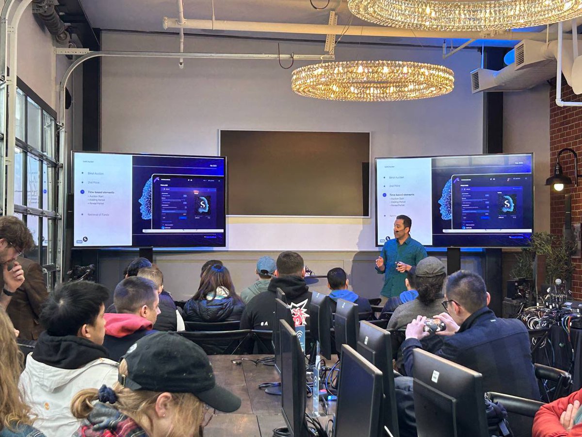 SuiNSdapp's tweet image. We're excited to be a part of #SuiBuilderHouse Denver! Live online right now! Many thanks to @SuiNetwork for organizing this fantastic event 🌊 

#SuiNameService #Sui