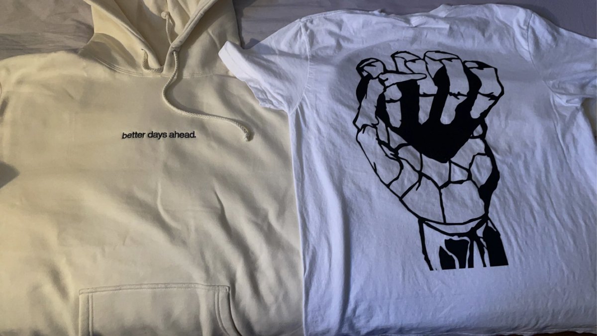 McBucketzzz's tweet photo. @betterdaysahead Happiest I’ve been for my BDA order to come in! Excited to add these to the collection, much love @Methodz for the great cause/message https://t.co/7TbL5sLfTU