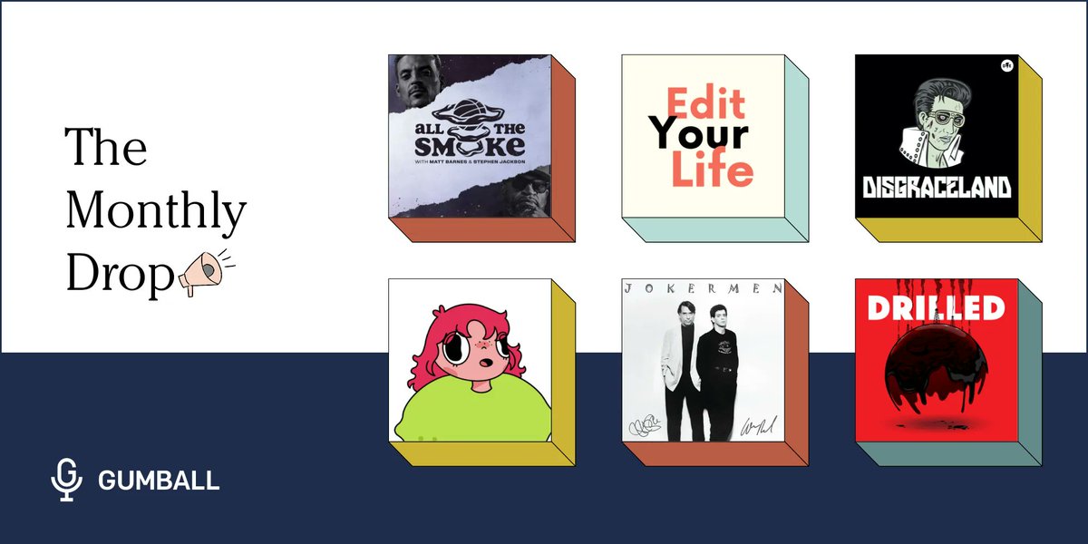 GumballFM's tweet image. Our newest Monthly Drop features YouTube and podcast creators with content spanning from sports and entertainment to true crime. Check out these six creators ready to partner with your brand this spring! 👉 bit.ly/3YcJNZl