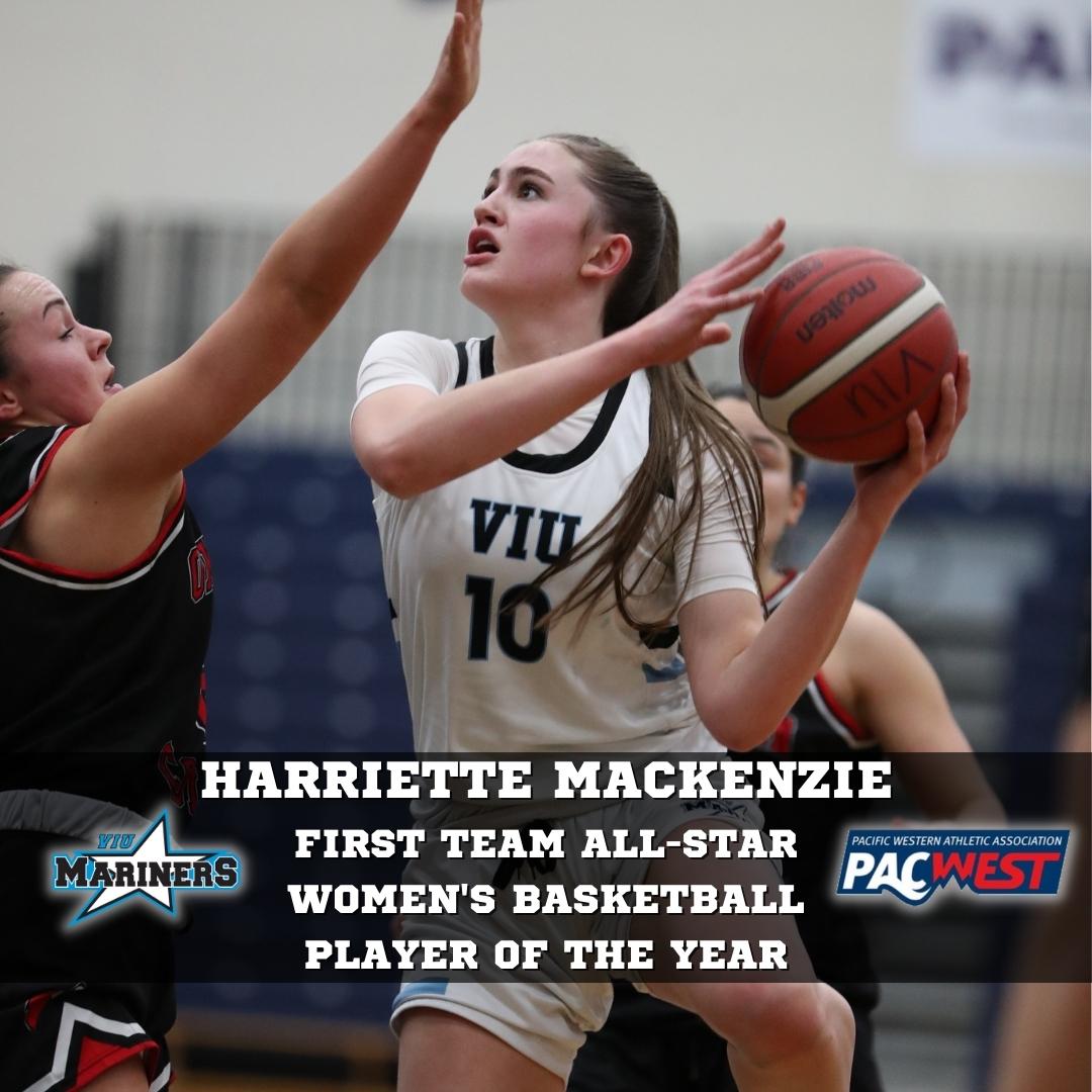 VIUMariners's tweet photo. Congratulations to our @VIUniversity women's basketball @pacwestbc all-stars!
โญ๏ธHarriette Mackenzie: First Team All-Star, Player of the Year
โญ๏ธ Ranika Guyton: First Team All-Star
โญ๏ธ CJ Buckley: Second Team All-Star
โญ๏ธ Kiayra Hohlweg: All-Rookie Team
#VIUMariners #pacwestbc https://t.co/vobPqyU8FI