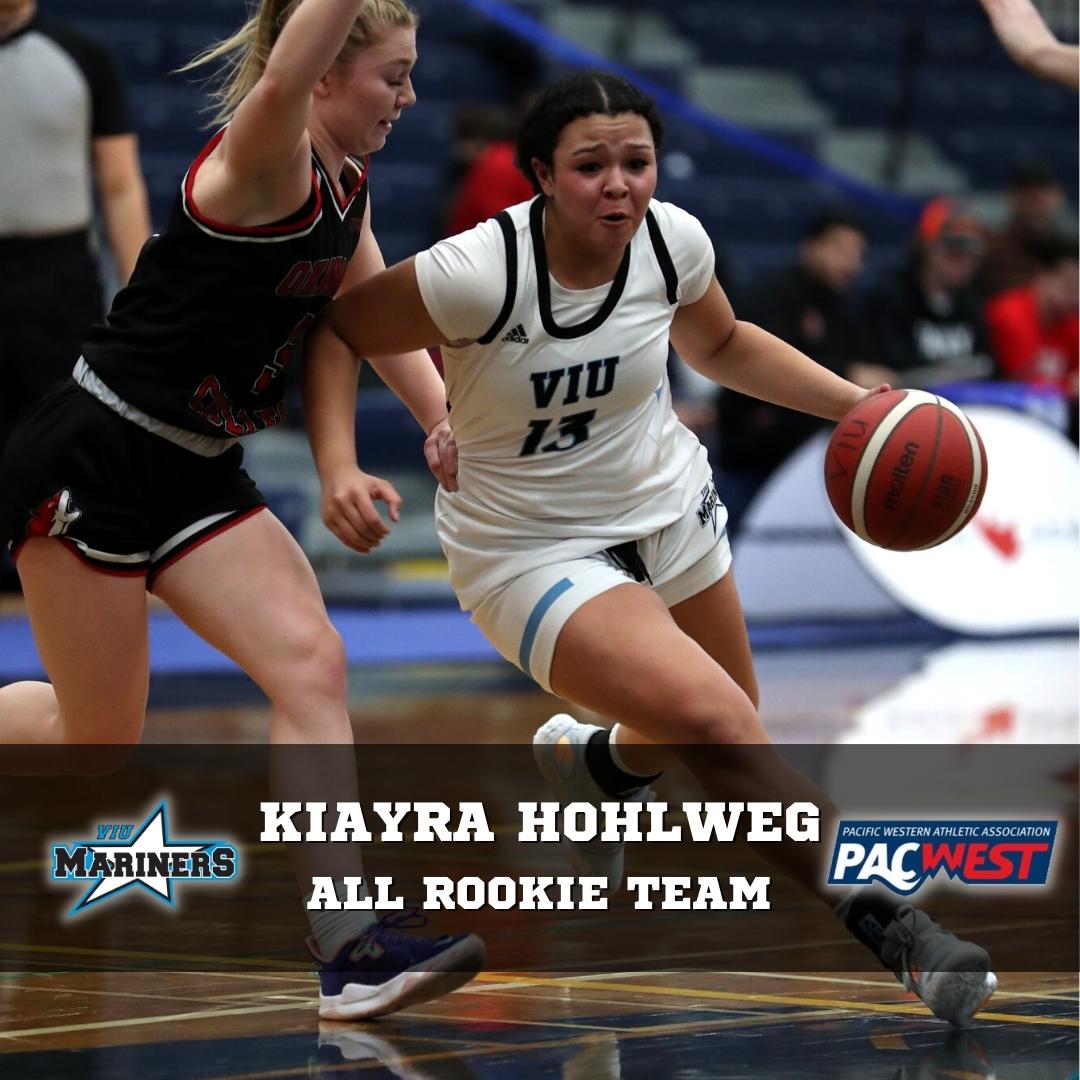 VIUMariners's tweet photo. Congratulations to our @VIUniversity women's basketball @pacwestbc all-stars!
โญ๏ธHarriette Mackenzie: First Team All-Star, Player of the Year
โญ๏ธ Ranika Guyton: First Team All-Star
โญ๏ธ CJ Buckley: Second Team All-Star
โญ๏ธ Kiayra Hohlweg: All-Rookie Team
#VIUMariners #pacwestbc https://t.co/vobPqyU8FI